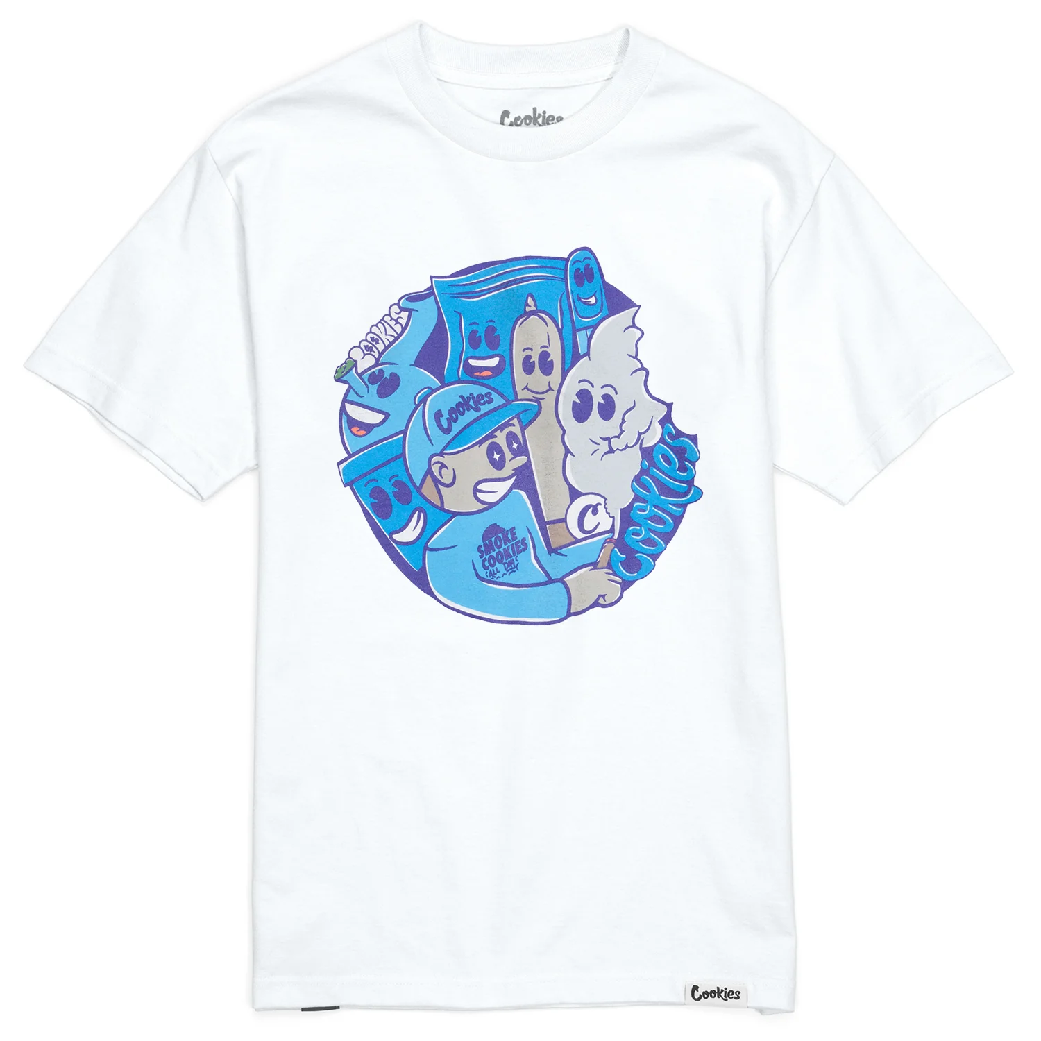 Cookies Cartoon Bite Logo Tee - Image 3