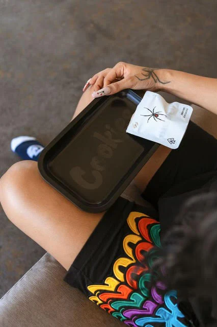 Cookies Matte Black Metal Tray - Image 3