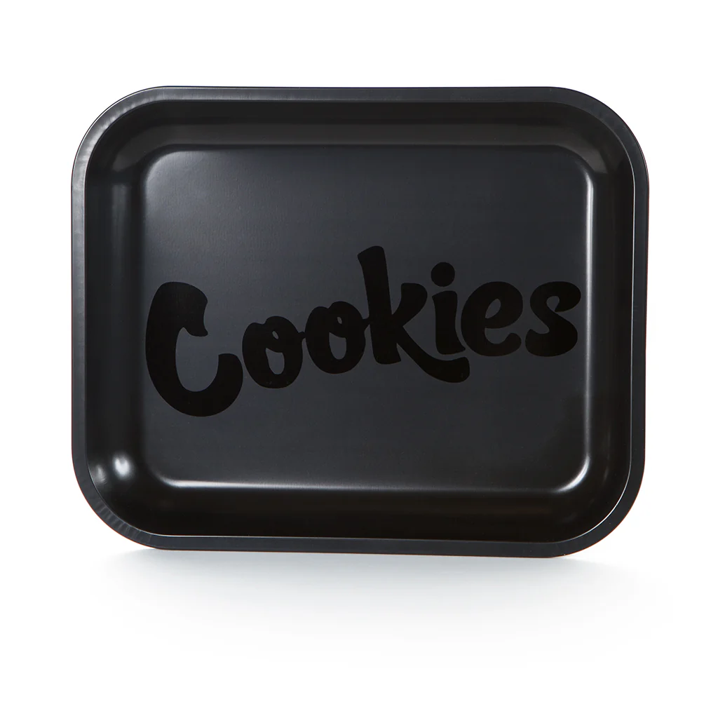 Cookies Matte Large Black Metal Rolling Tray