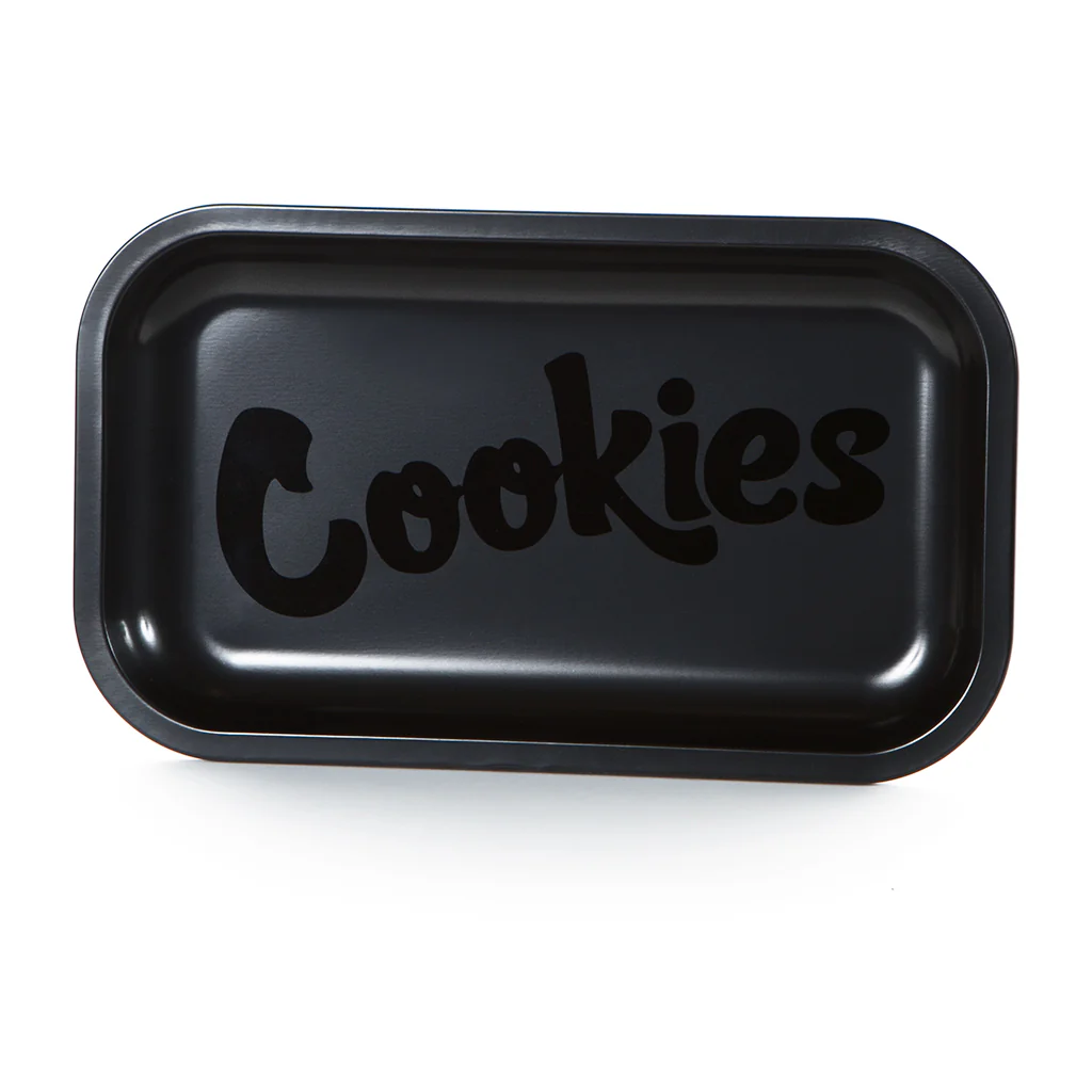Cookies Matte Medium Black Metal Rolling Tray