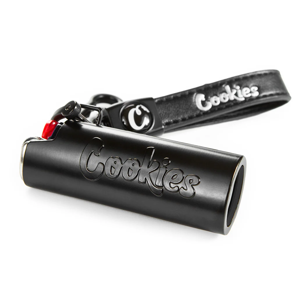 Cookies Metal Lighter Holder with Leather Loop - Image 2