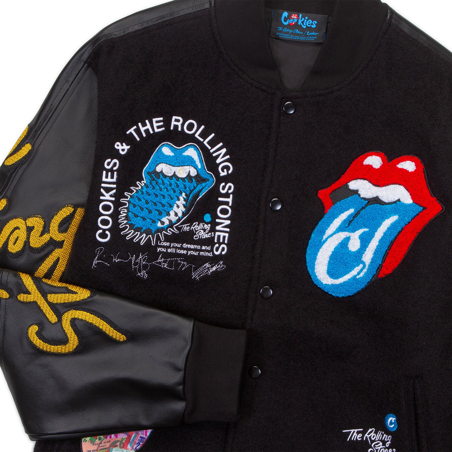Cookies x Rolling Stones Lettermans Jacket - Image 3