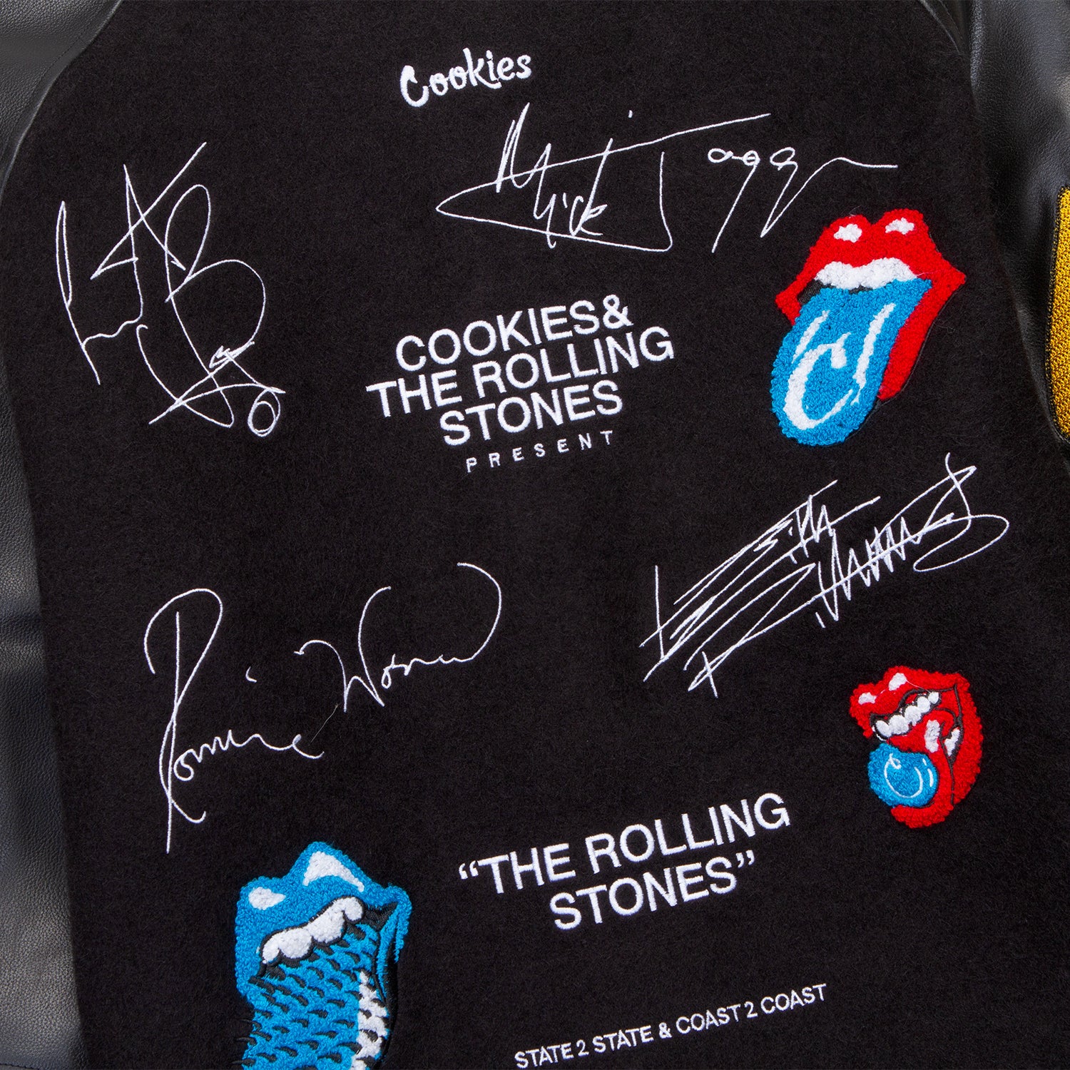 Cookies x Rolling Stones Lettermans Jacket - Image 5