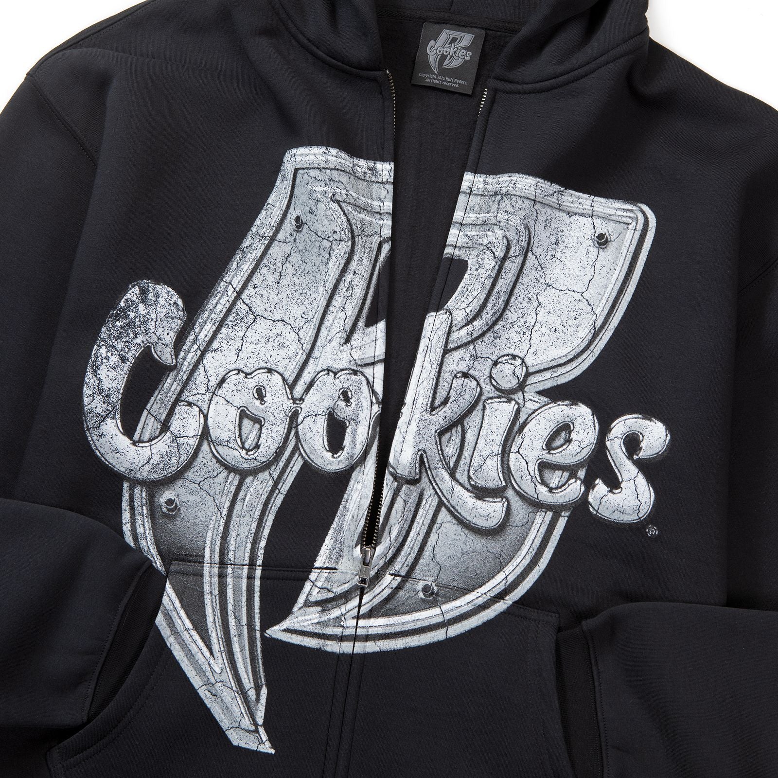Cookies x Ruff Ryders Chrome Full Zip Hoodie - Image 2