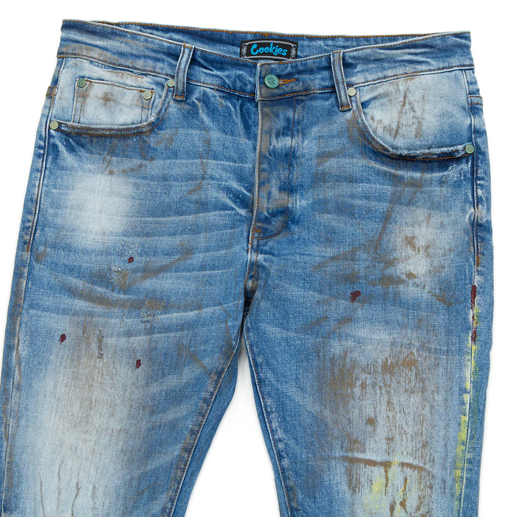 Core Modern Flare Indigo Wash Denim Jeans - Image 3