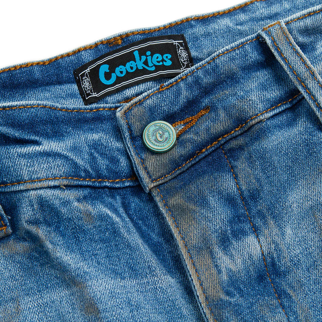 Core Modern Flare Indigo Wash Denim Jeans - Image 5