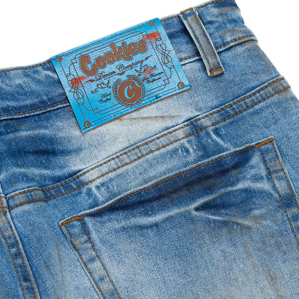 Core Modern Flare Indigo Wash Denim Jeans - Image 6