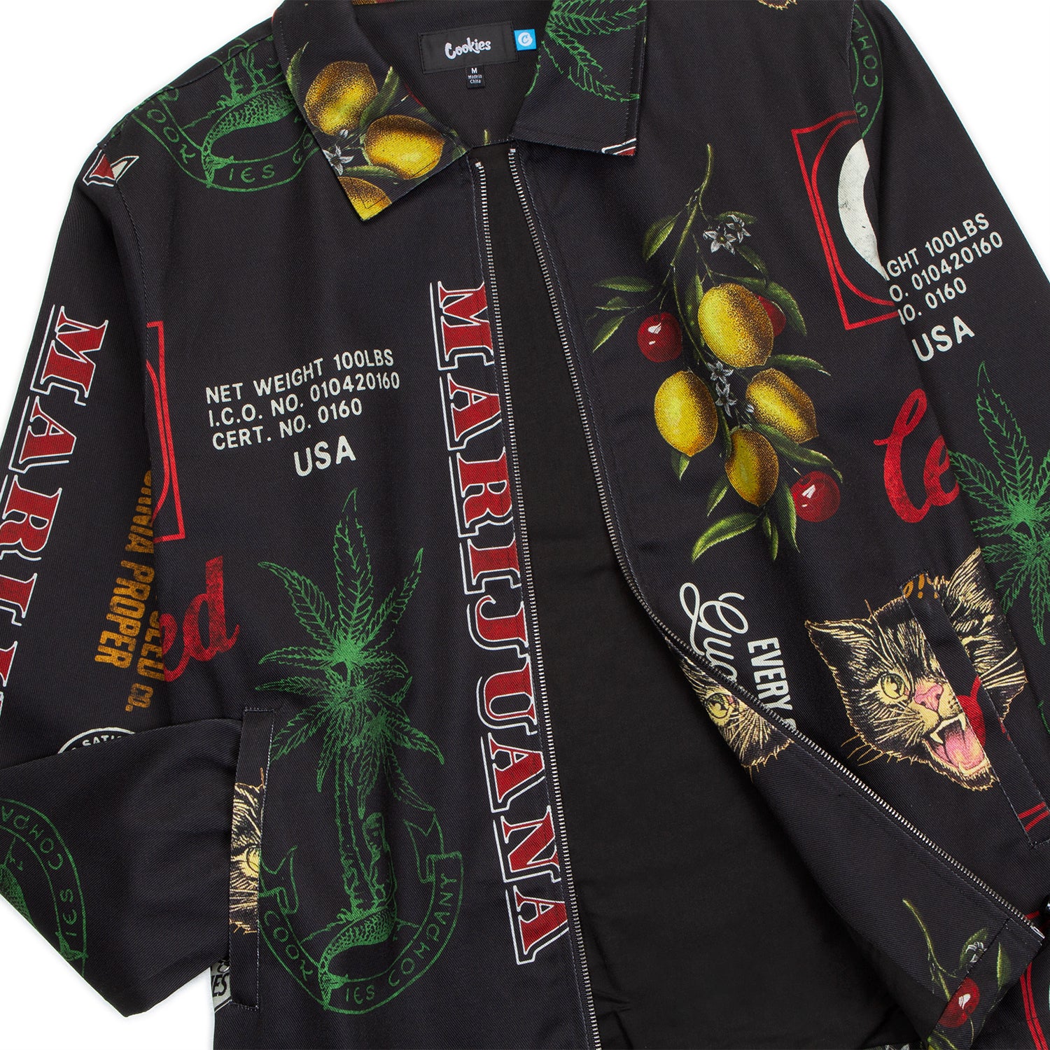 Cuban Link All Over Print Coaches Jacket - Image 3