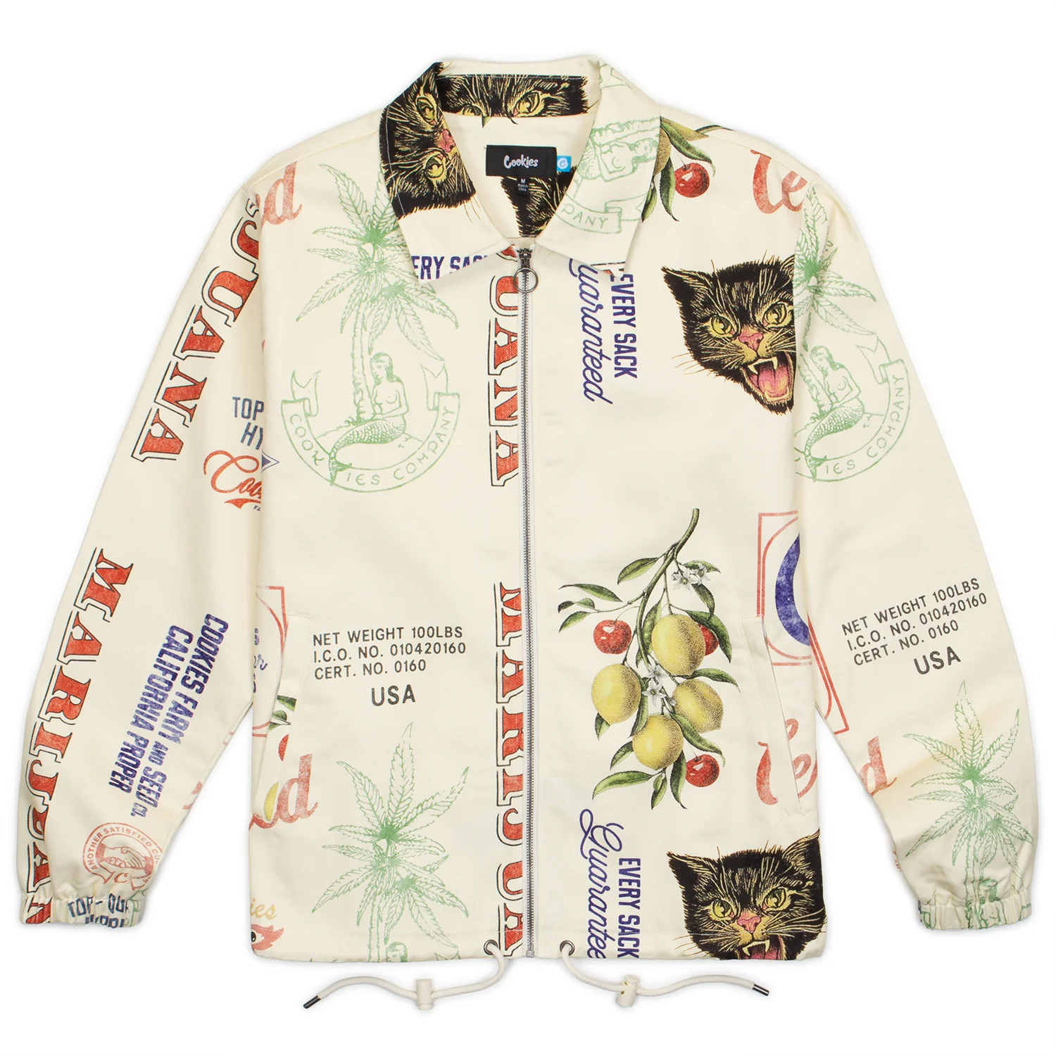 Cuban Link All Over Print Coaches Jacket - Image 5