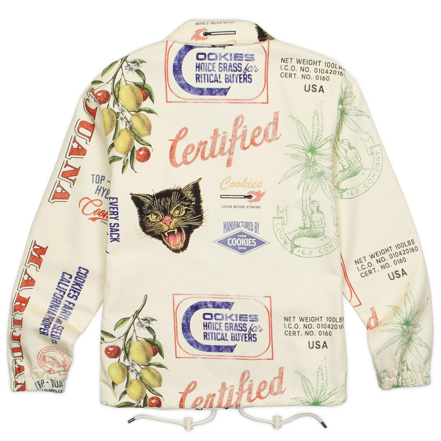 Cuban Link All Over Print Coaches Jacket - Image 6
