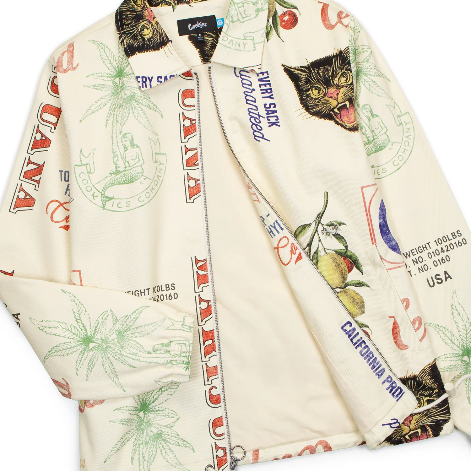Cuban Link All Over Print Coaches Jacket - Image 7