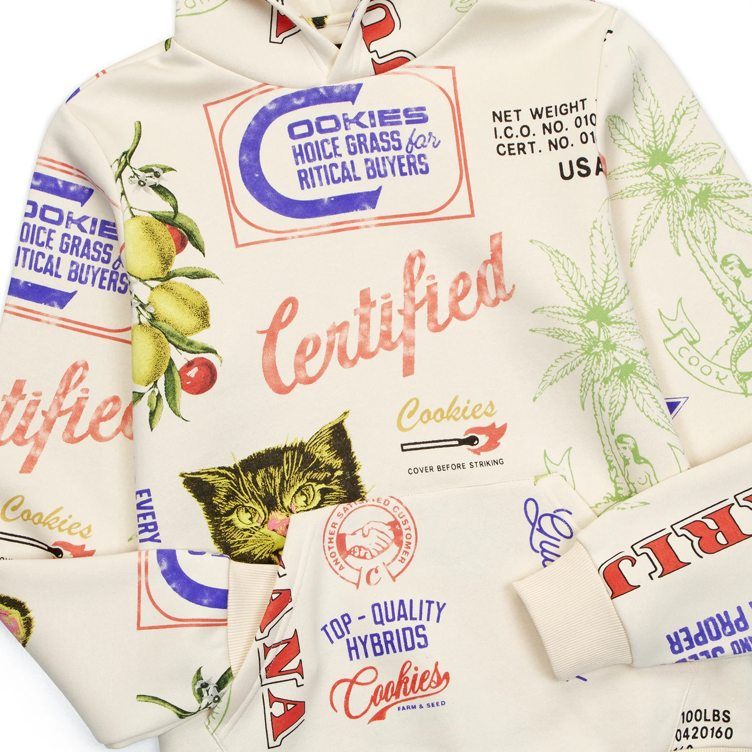 Cuban Link All Over Print Pullover Hoodie - Image 3
