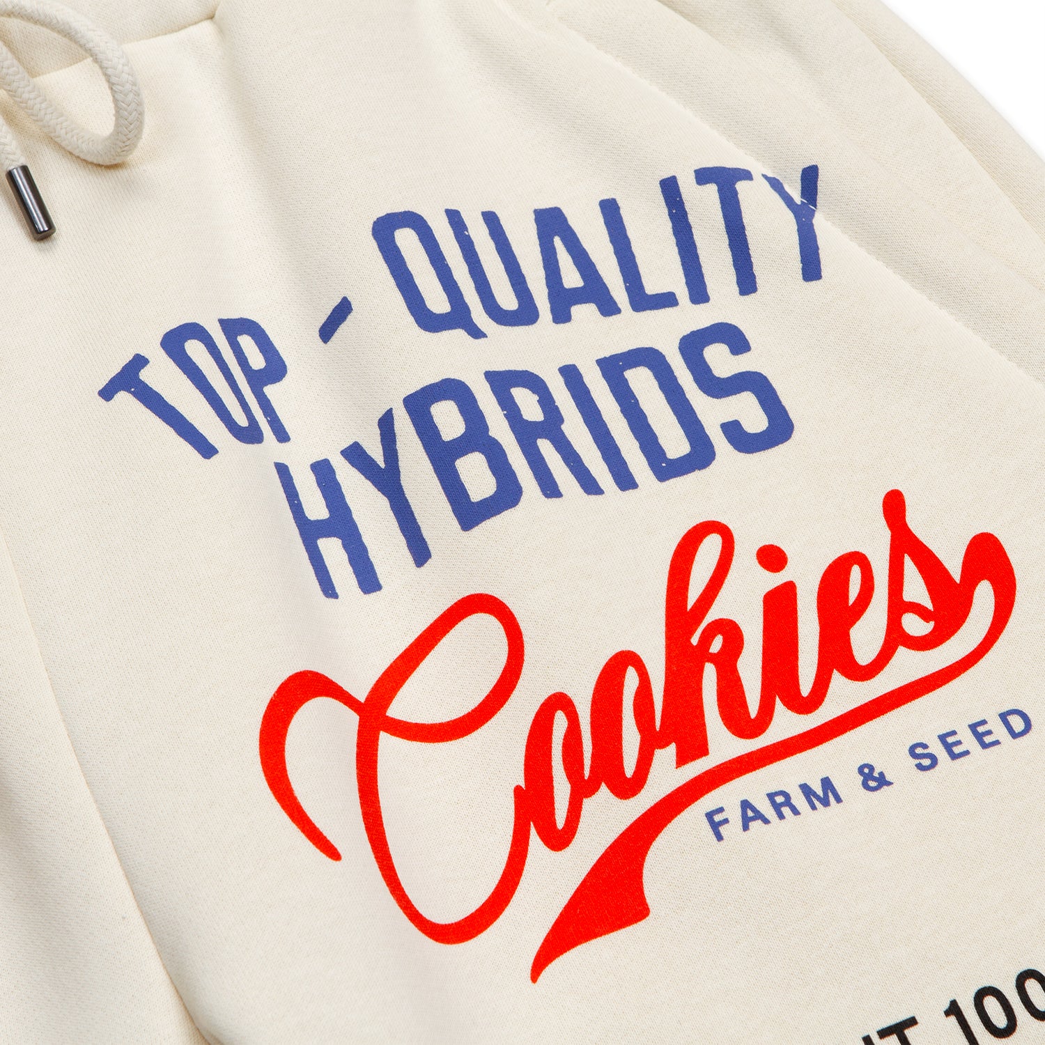 Cuban Link Fleece Sweatshort With Screenprint Artwork - Image 3