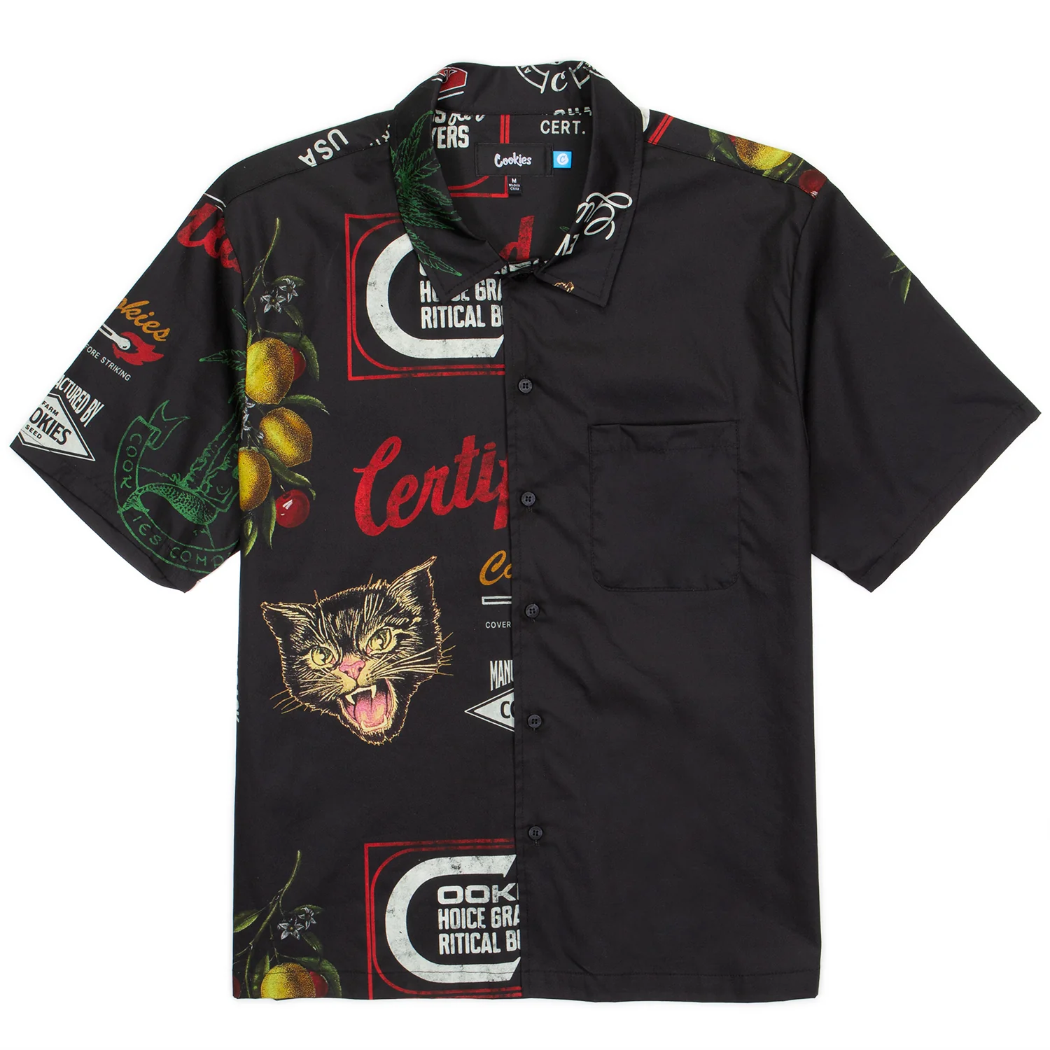 Cuban Link Woven Camp Collar Shirt - Image 4