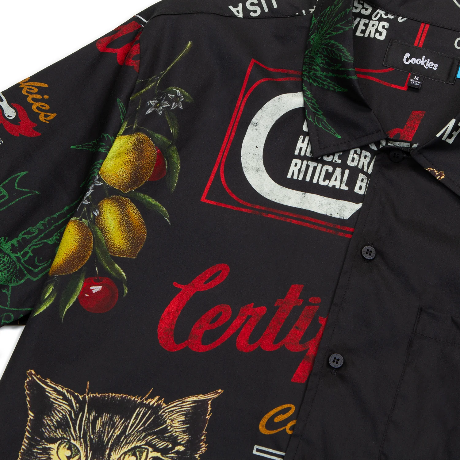 Cuban Link Woven Camp Collar Shirt - Image 6
