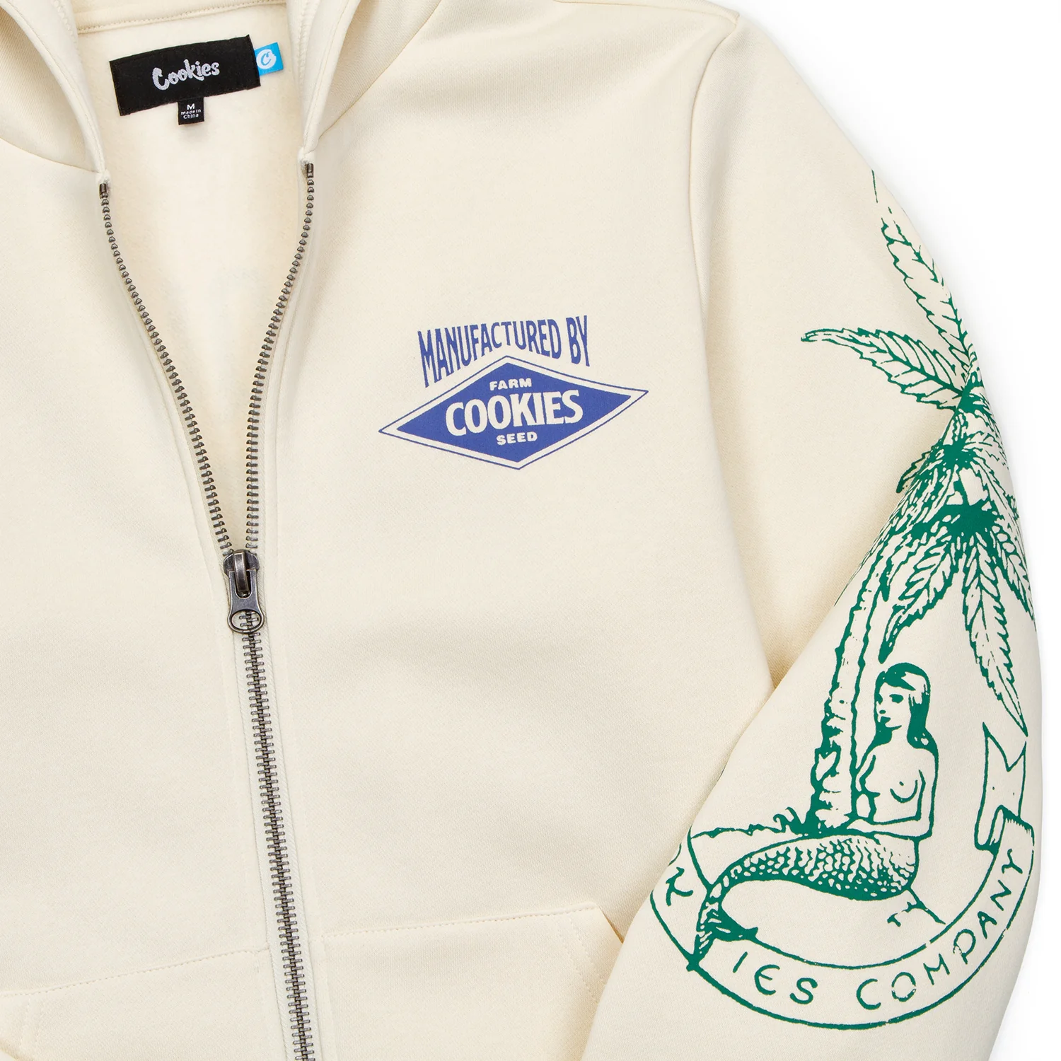 Cuban Link Zip Front Hoodie - Image 3
