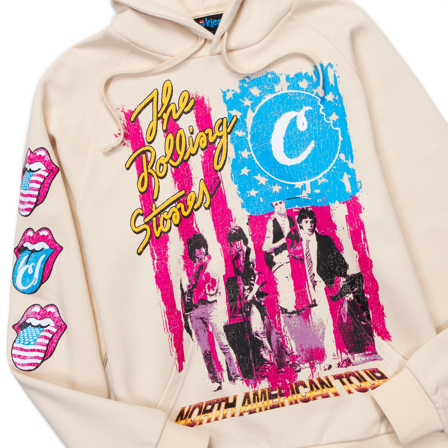 Flag Pullover Hoodie - Rolling Stones - Image 3