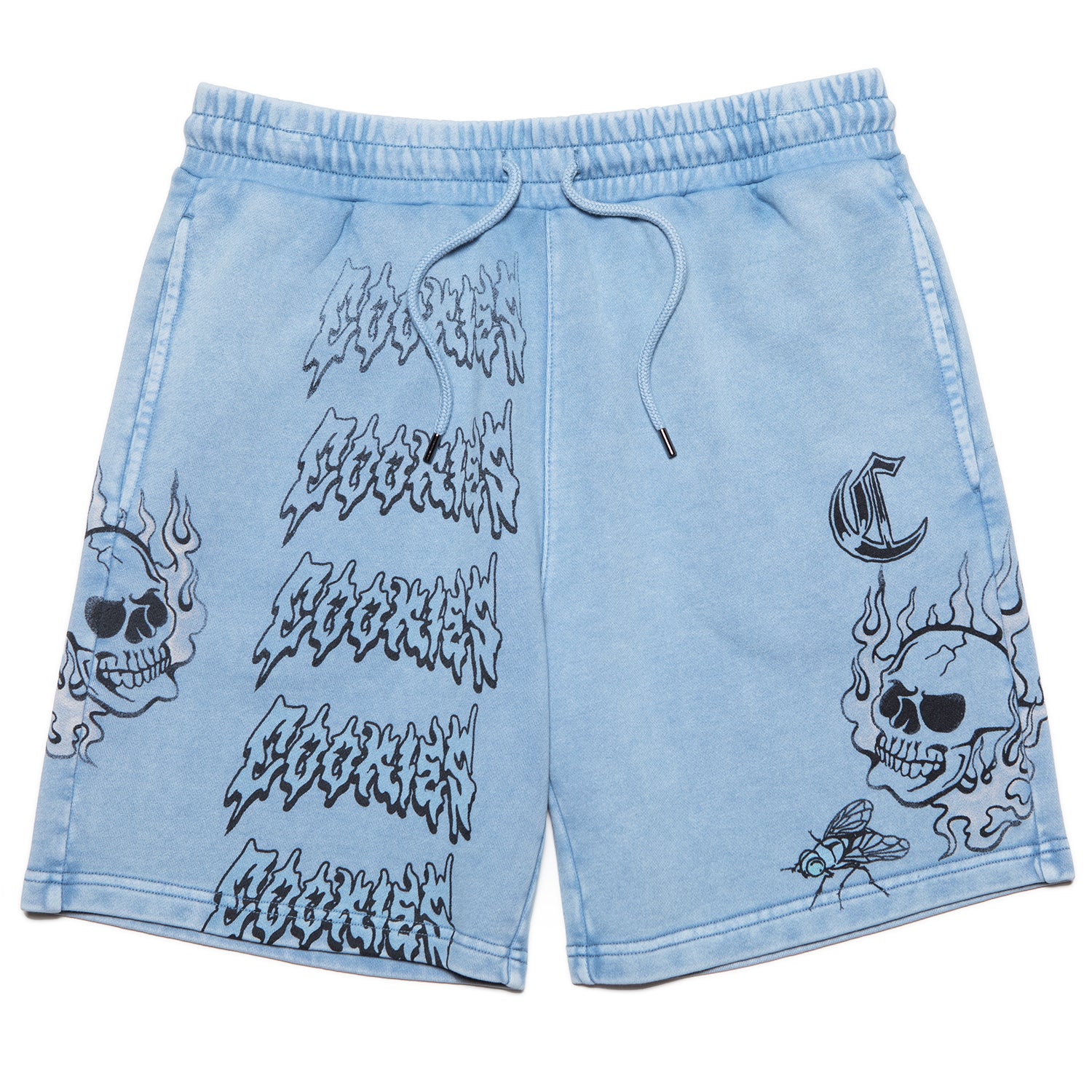 Heaven Can Wait Reaper Fleece Sweatshorts - Image 6