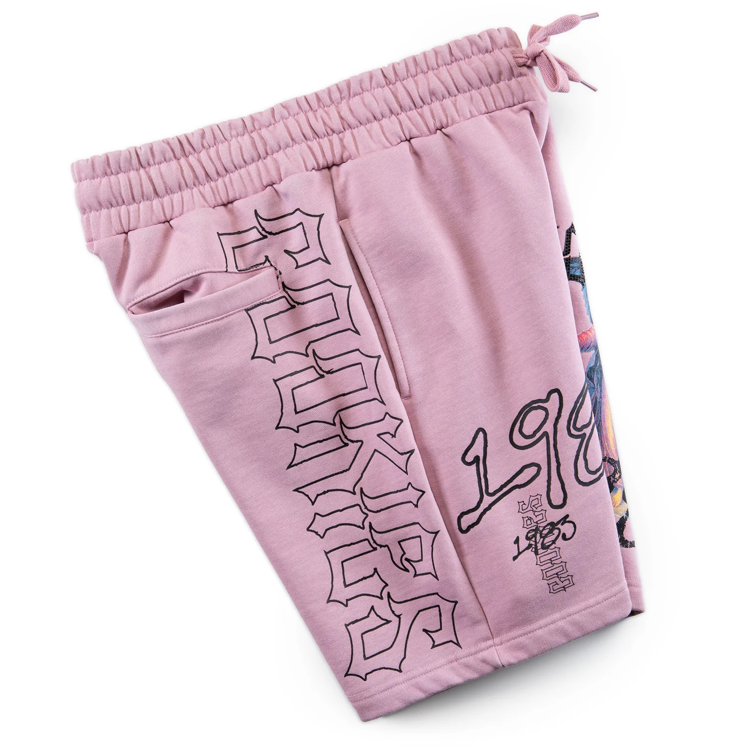 Heaven Or Hell Sinners Fleece Shorts - Image 10