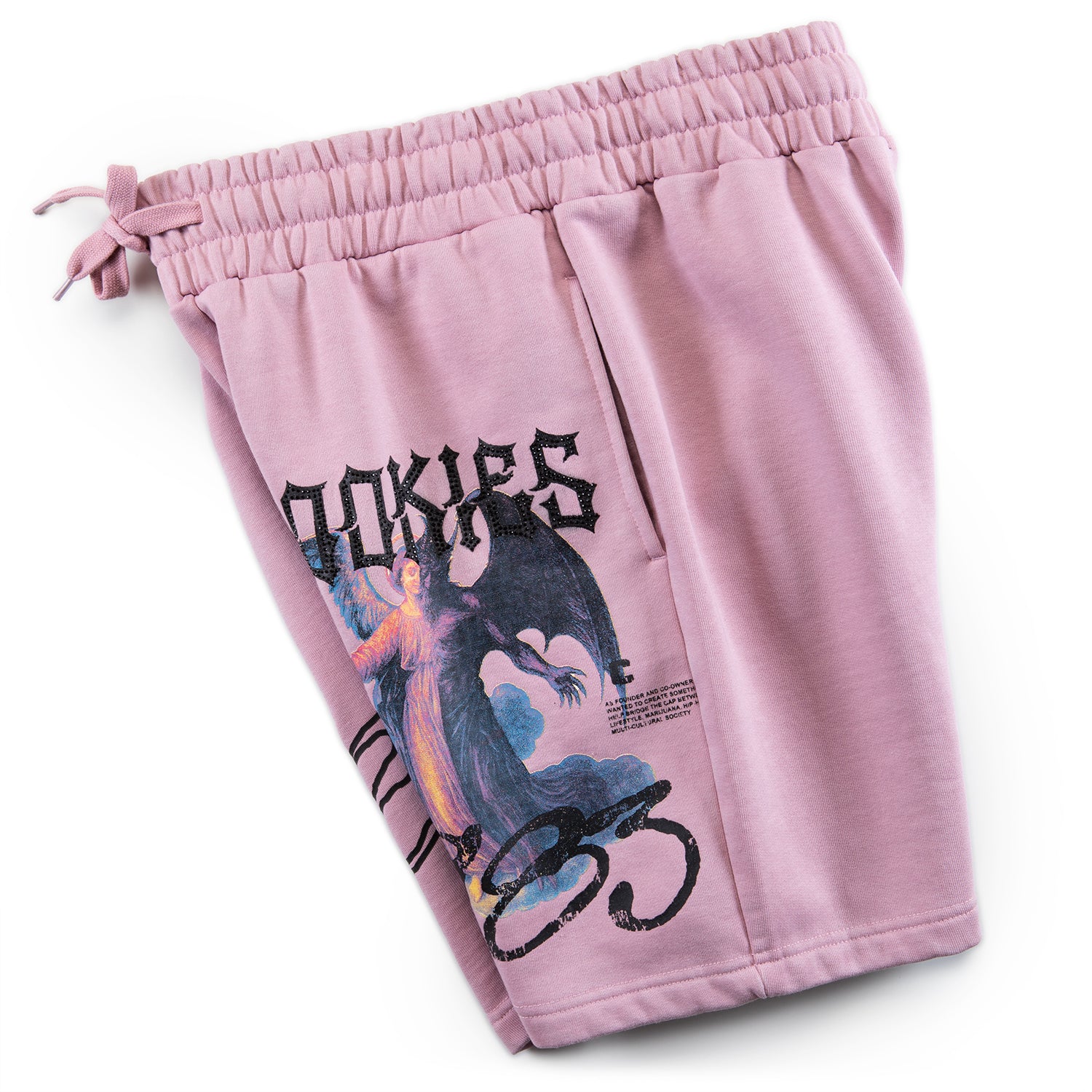 Heaven Or Hell Sinners Fleece Shorts - Image 11