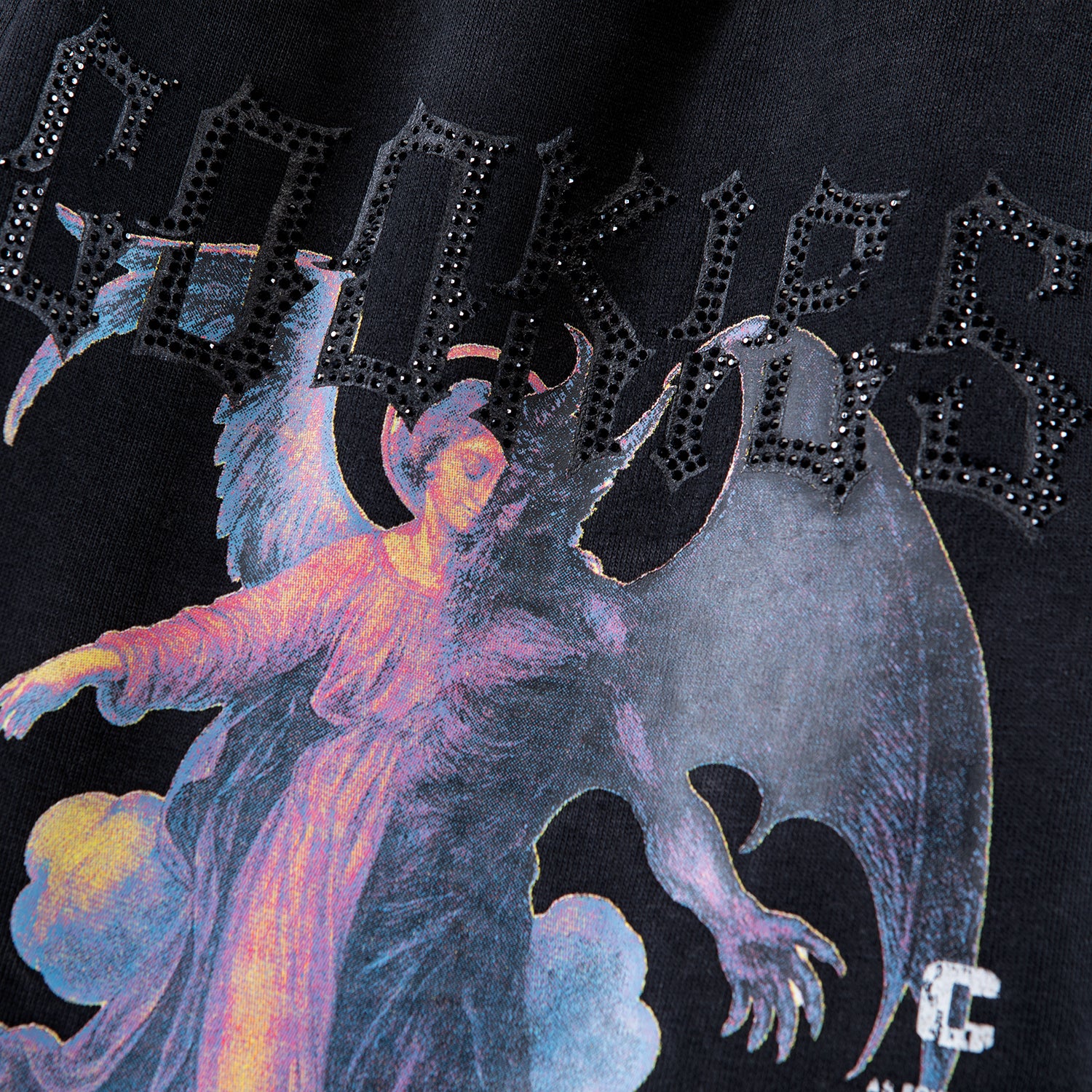 Heaven Or Hell Sinners Fleece Shorts - Image 6