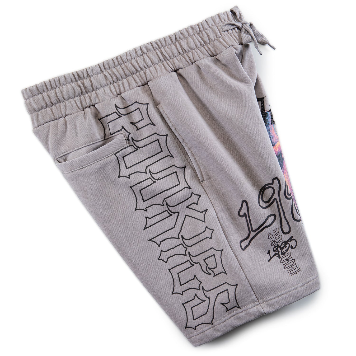Heaven Or Hell Sinners Fleece Shorts - Image 7