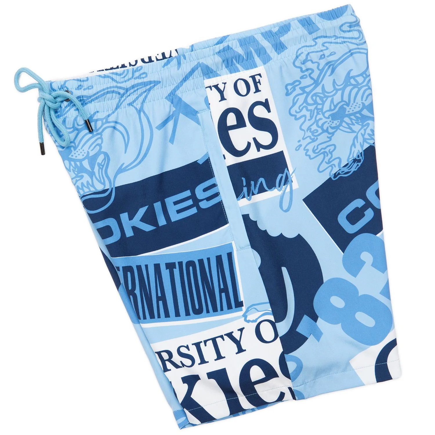 Higher Learning All Over Print Swim Trunks - Image 6