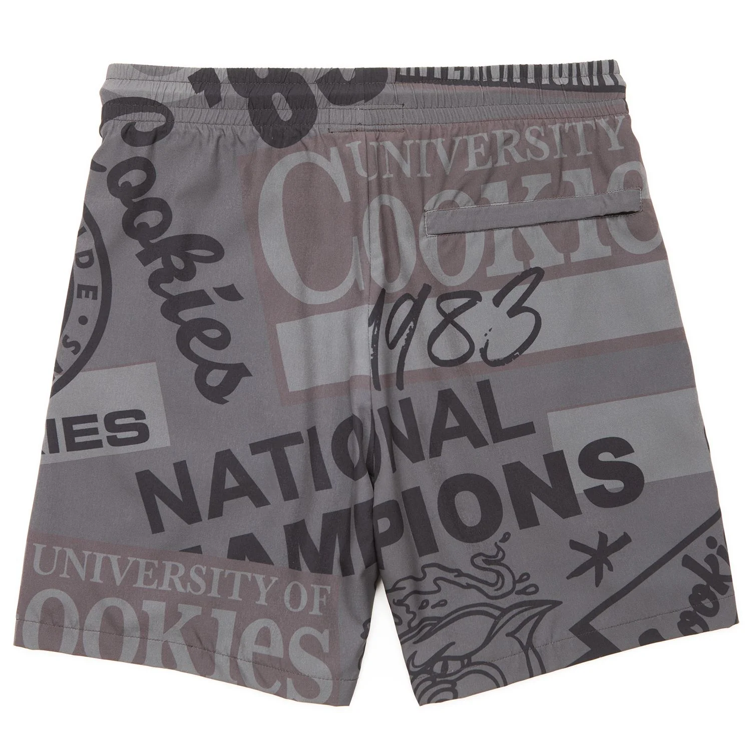 Higher Learning All Over Print Swim Trunks - Image 8