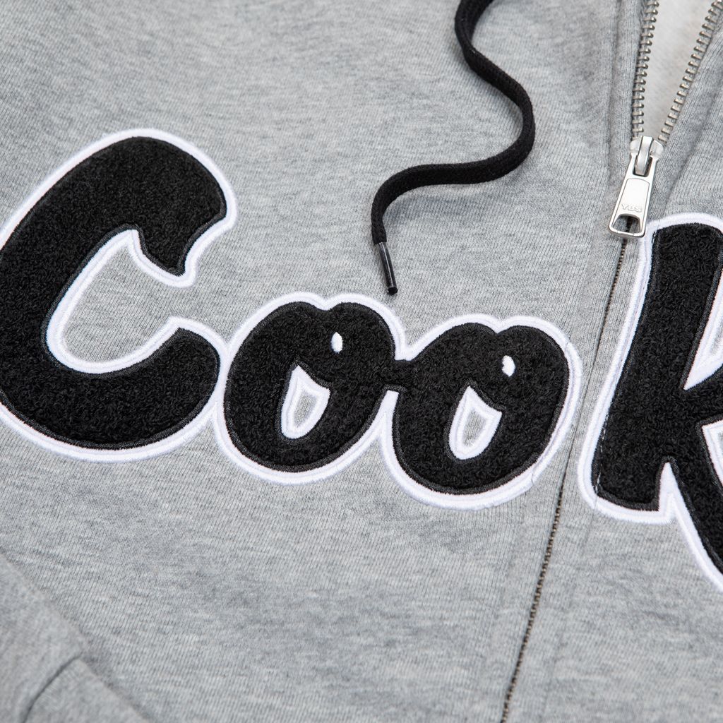 Original Logo Chenille Applique Zip Front Hoodie - Image 4