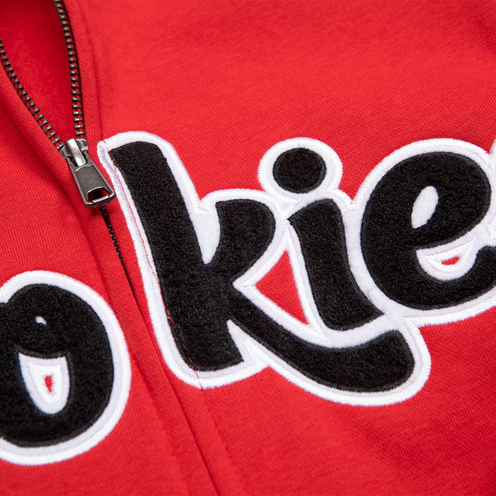 Original Logo Chenille Applique Zip Front Hoodie - Image 7