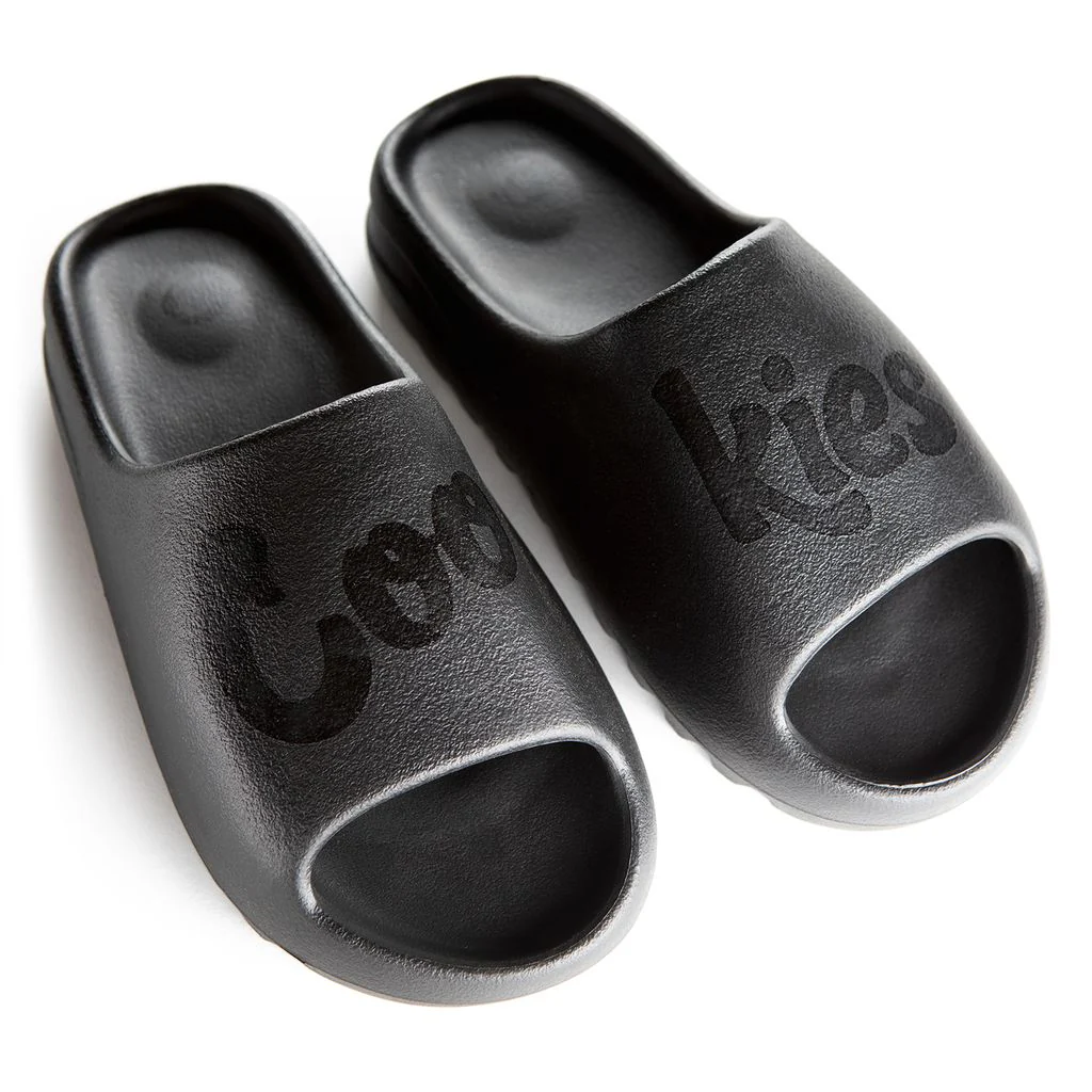 Original Logo Faux Leather Slides - Image 2