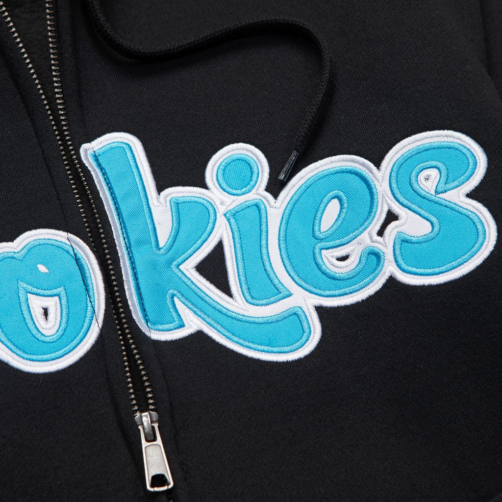 Original Logo Twill Applique Zip Front Hoodie - Image 3