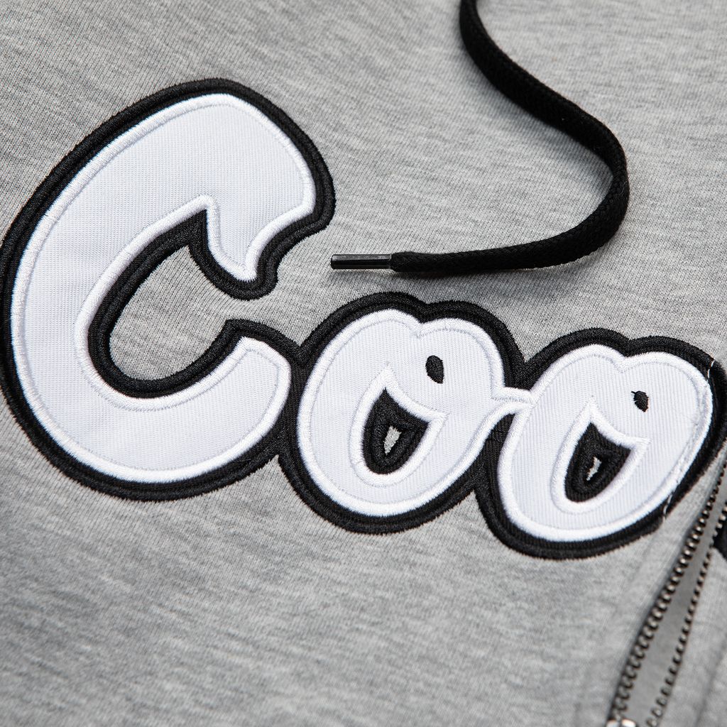 Original Logo Twill Applique Zip Front Hoodie - Image 6