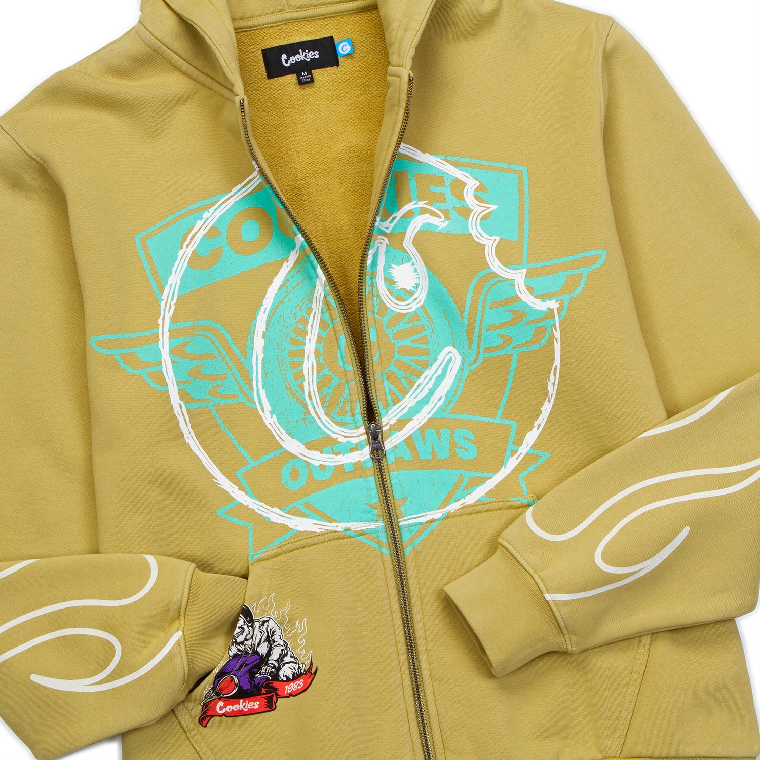 Outlaws Full Zip Pullover Hoodie - Image 11
