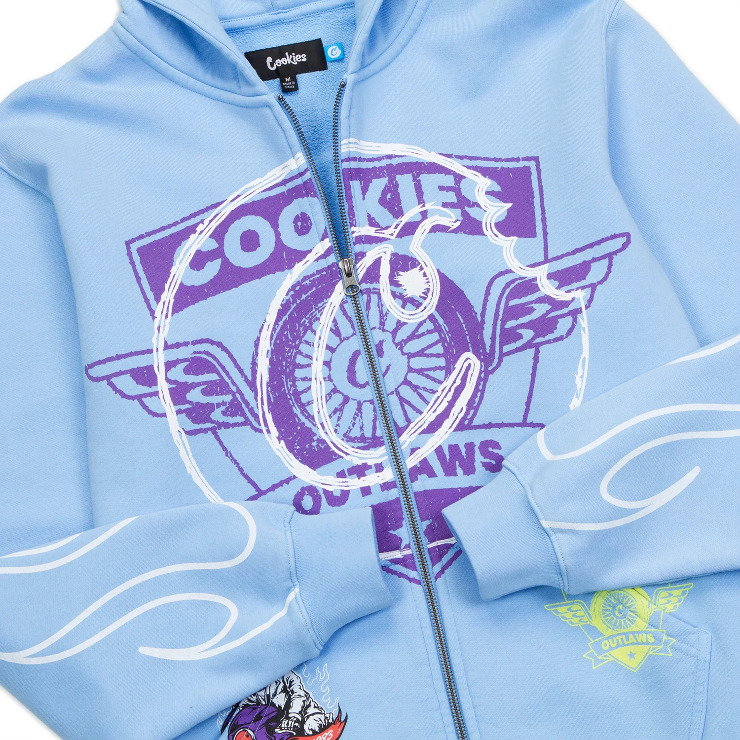 Outlaws Full Zip Pullover Hoodie - Image 7