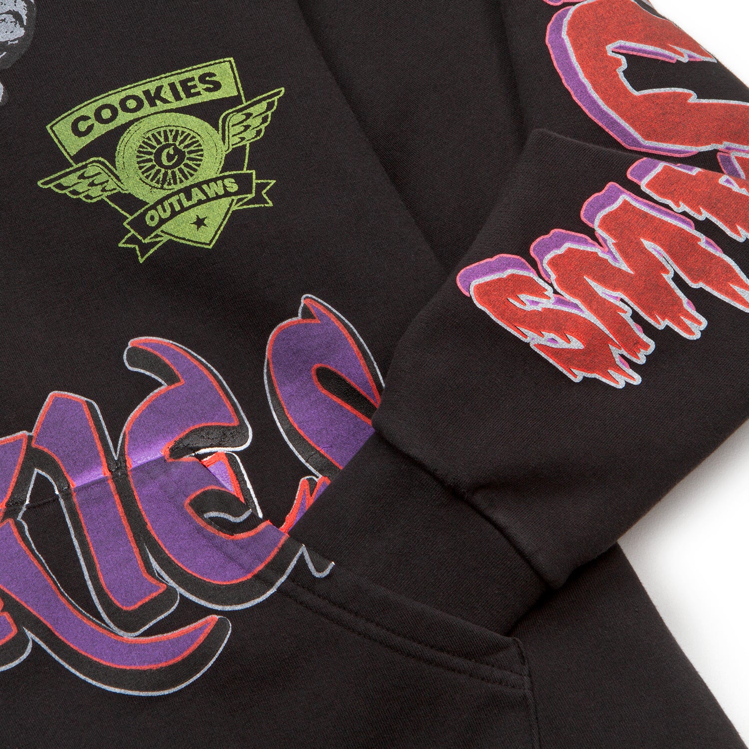 Outlaws Raglan Sleeve Pullover Hoodie - Image 5