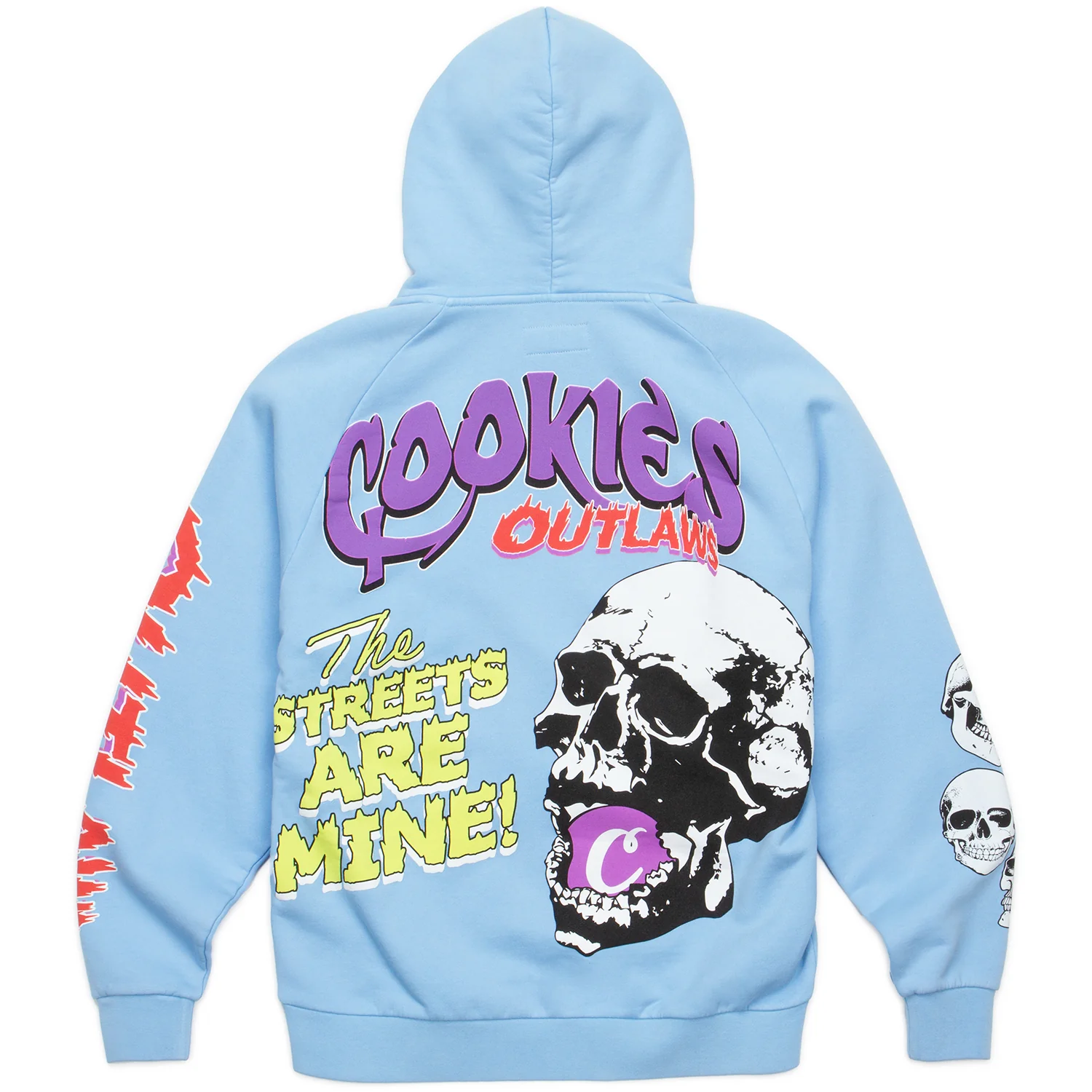 Outlaws Raglan Sleeve Pullover Hoodie - Image 7