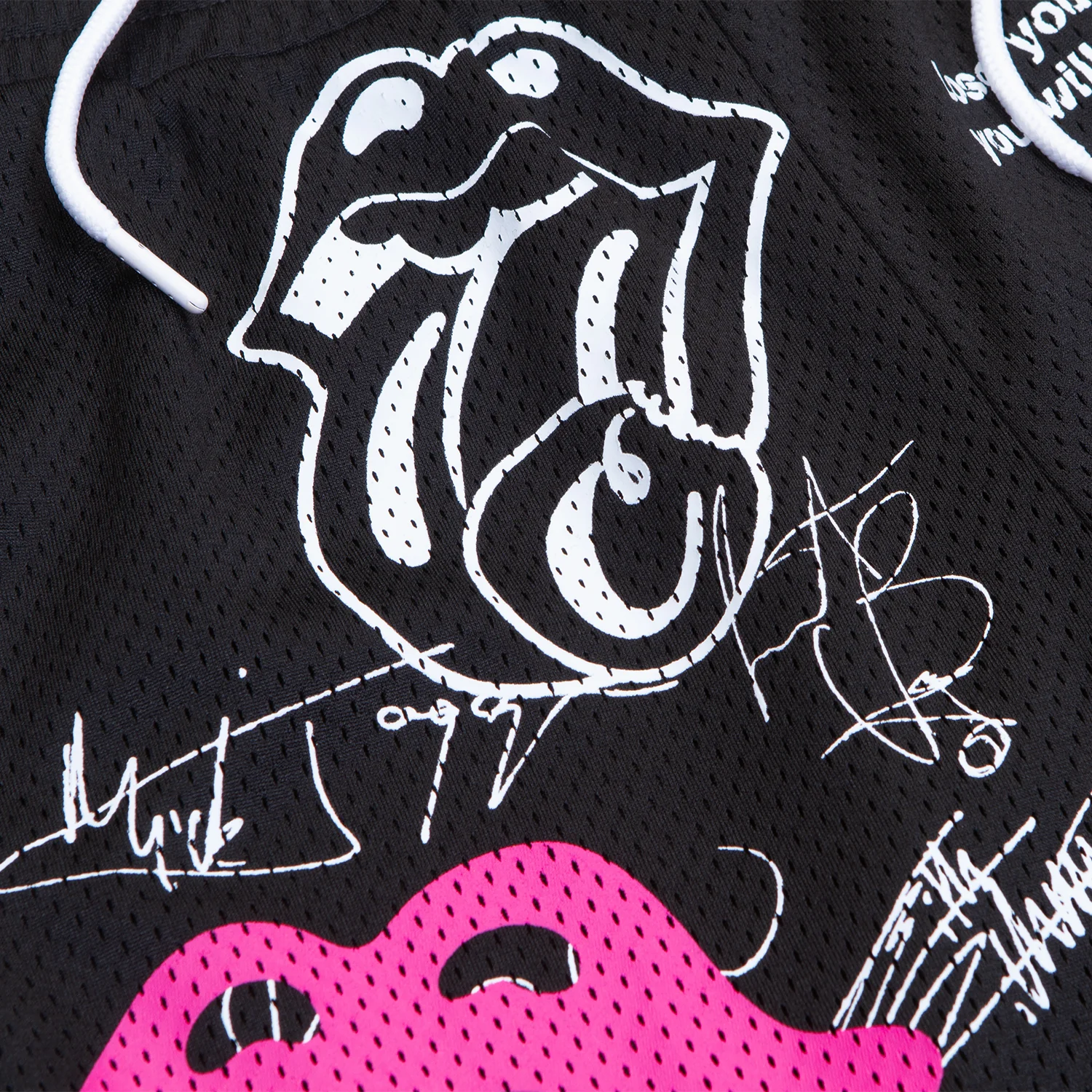 Scratchboard Mesh Shorts - Rolling Stones - Image 3