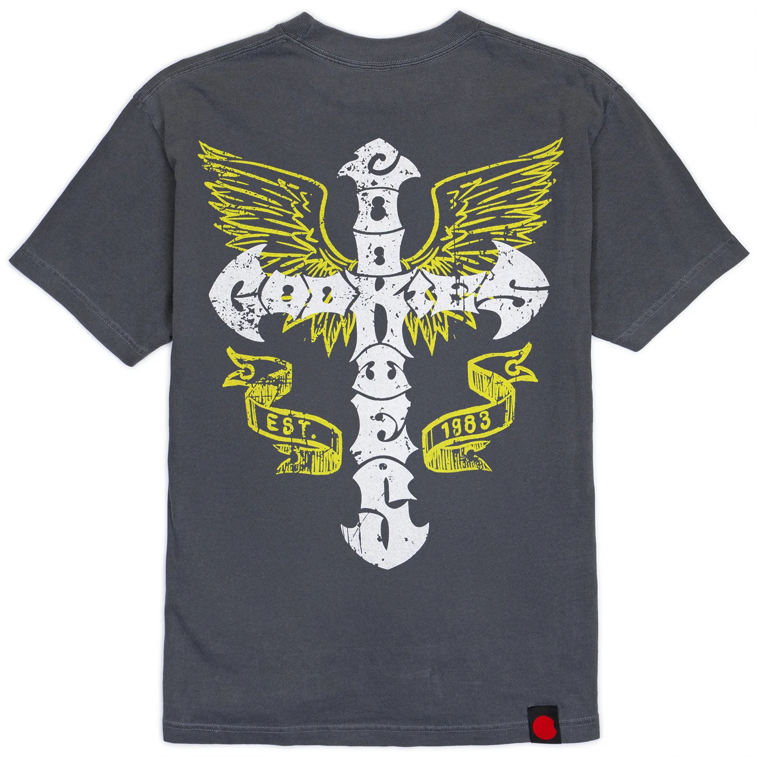 The Cross Tee - Washed Black - Image 2