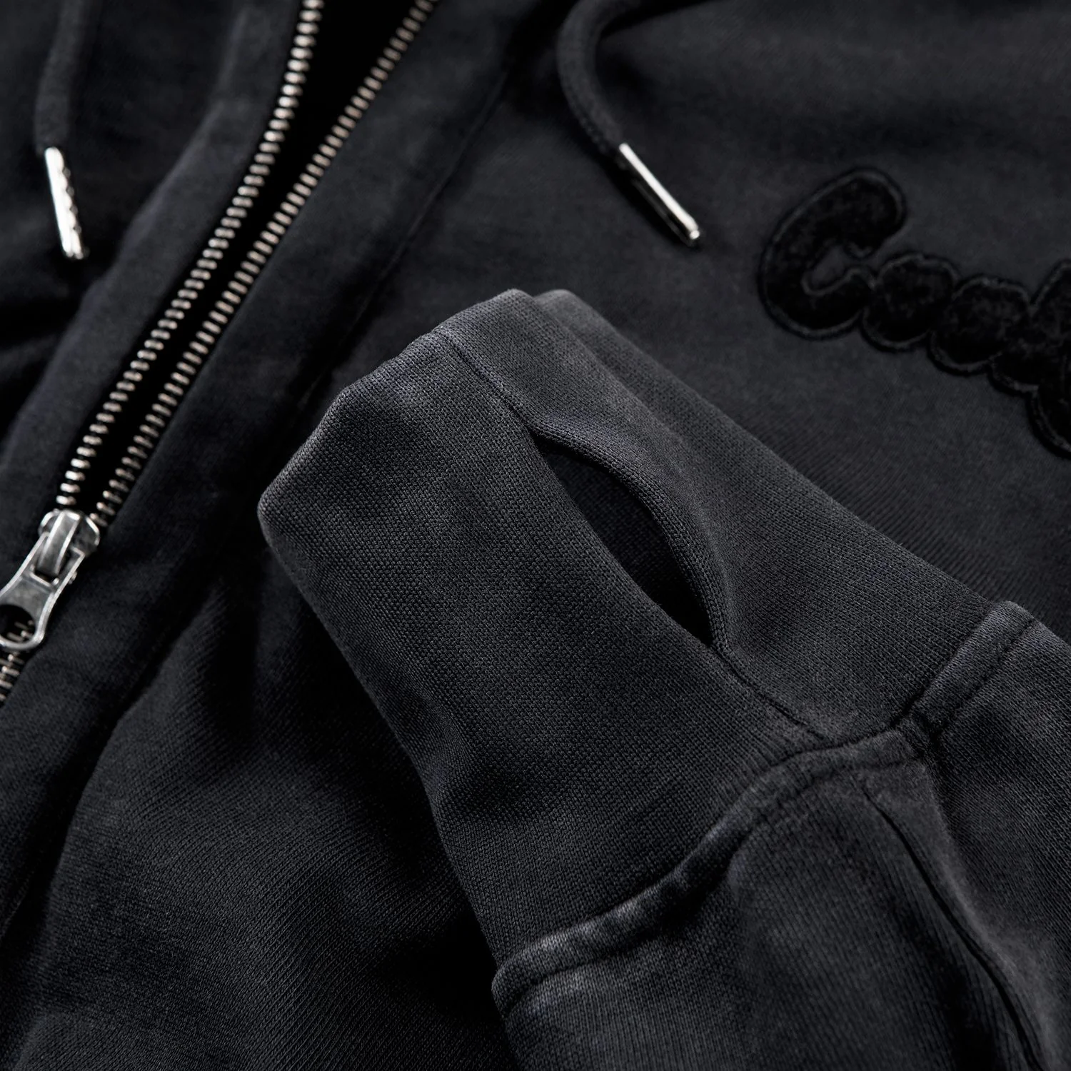 Women's Original Logo Cropped Zip Hoodie - Image 10