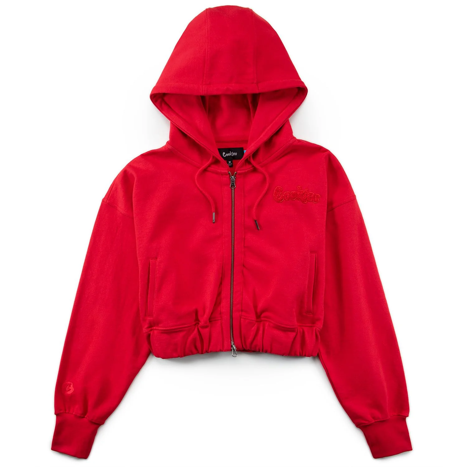 Women's Original Logo Cropped Zip Hoodie - Image 3