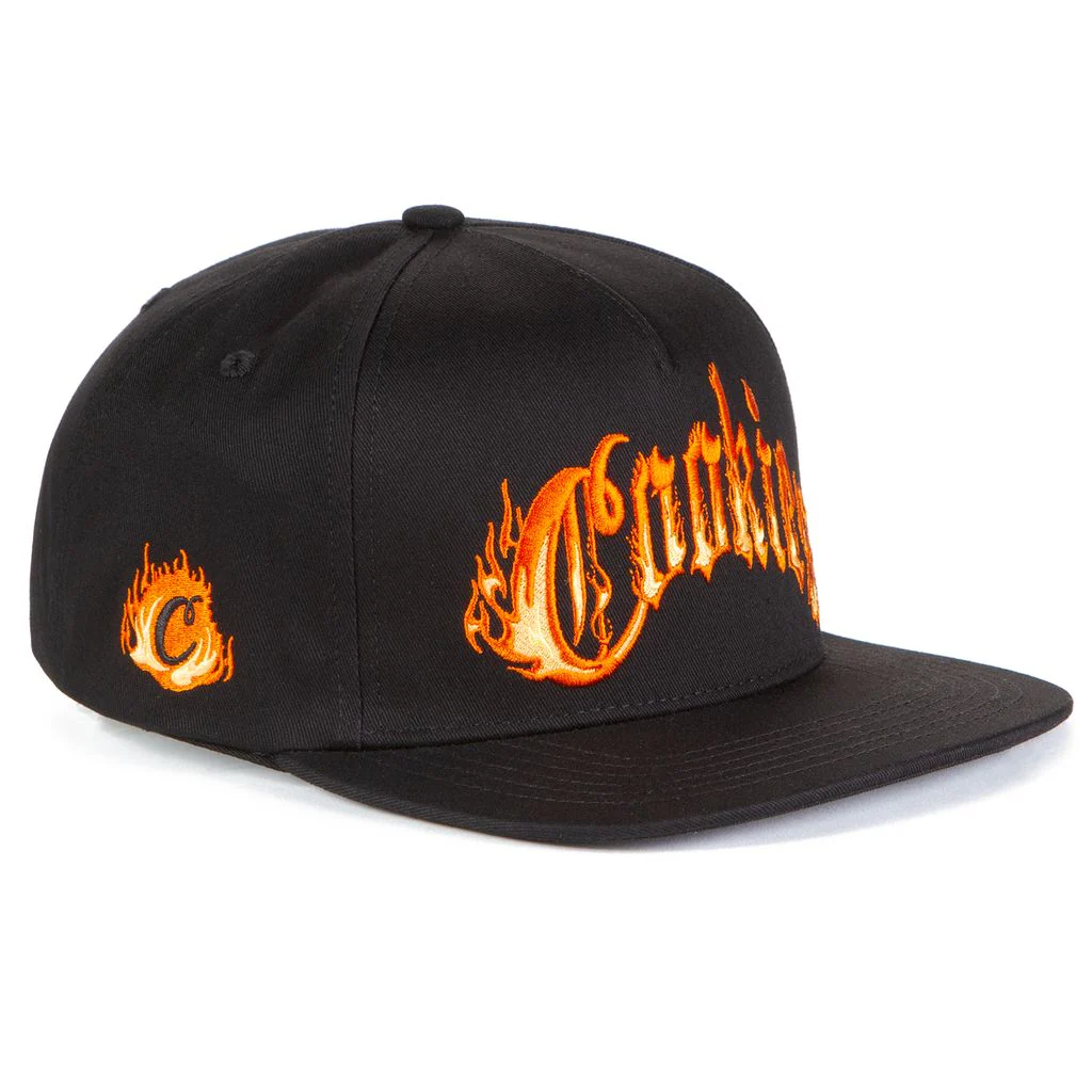 World On Fire 5 Panel Snapback Hat - Image 5