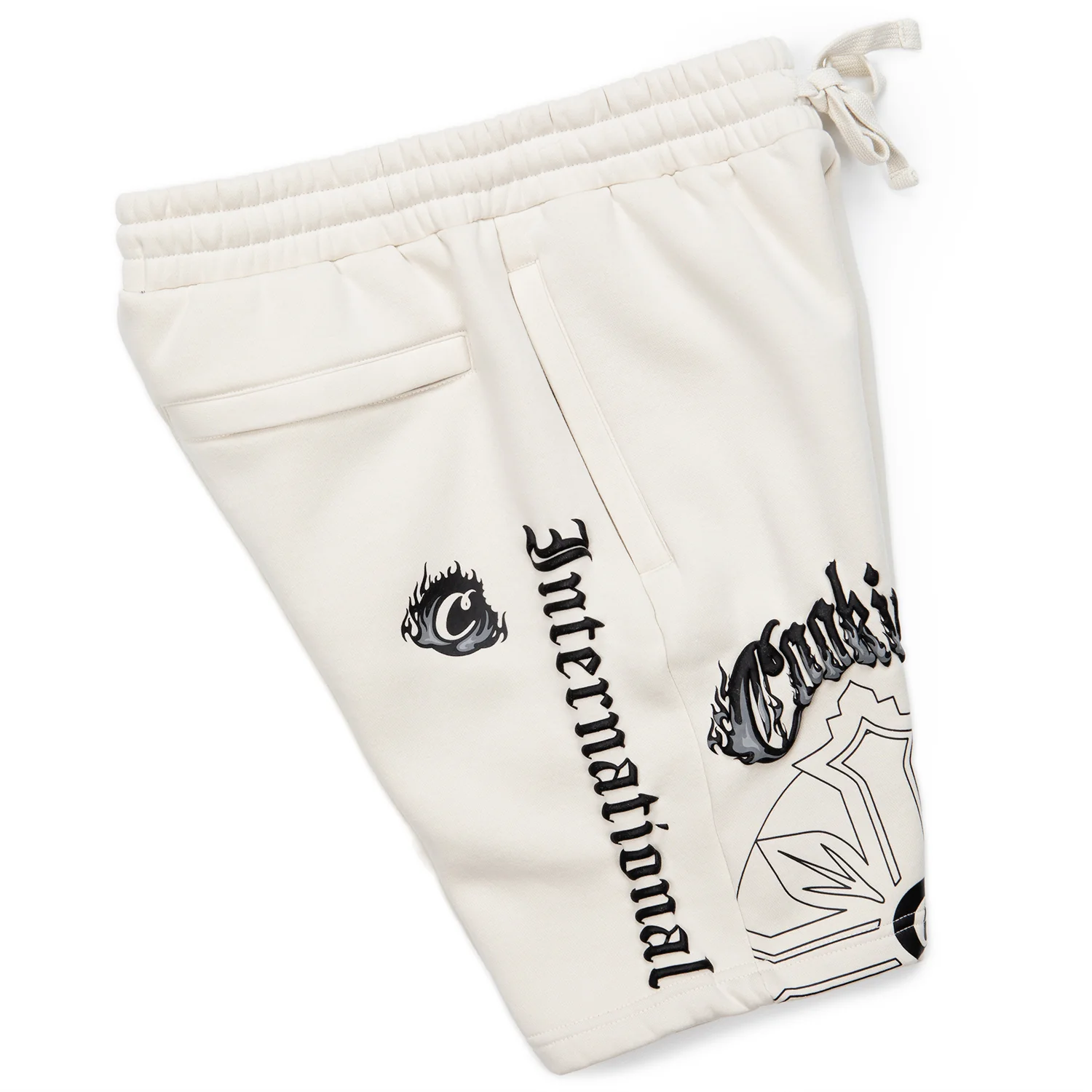 World On Fire Fleece Shorts - Image 4