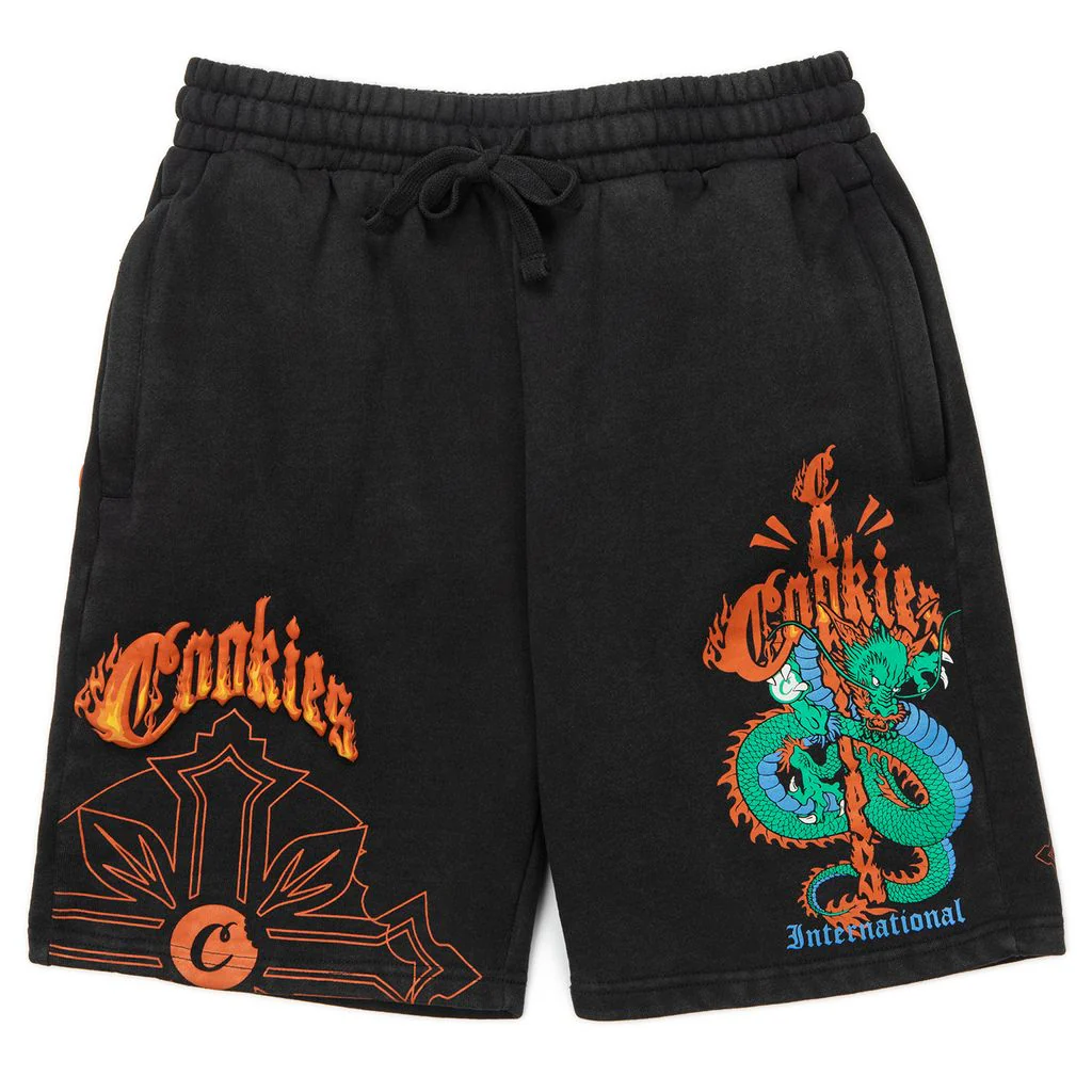 World On Fire Fleece Shorts - Image 6