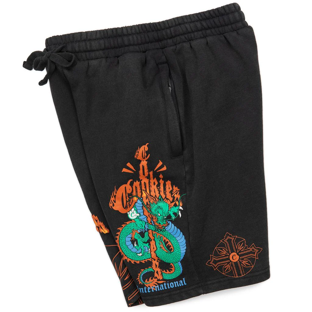 World On Fire Fleece Shorts - Image 8