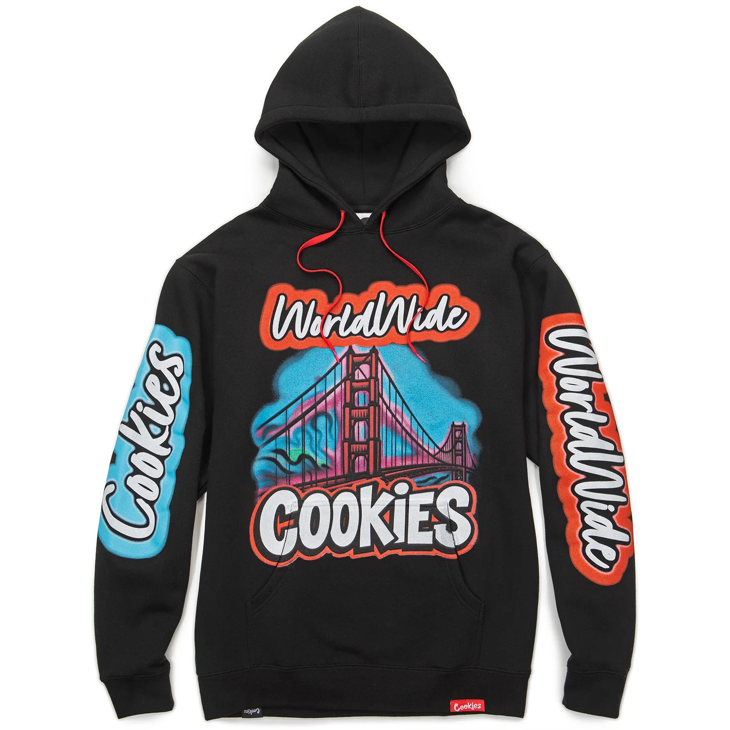 Worldwide Airbrush Pullover Hoodie